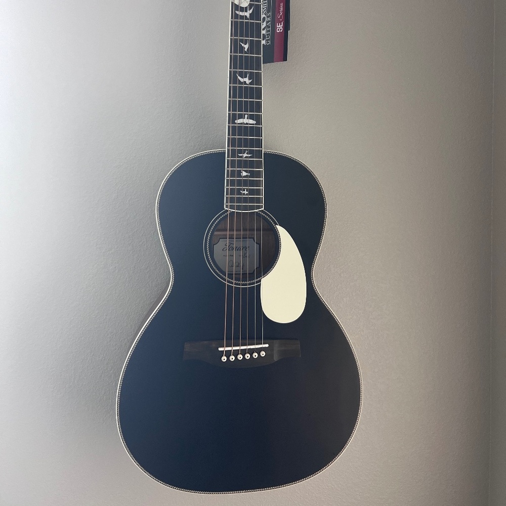 PRS SE Acoustic Guitar – Black (Bird Inlays) - Played Once/Tags/Bag Included